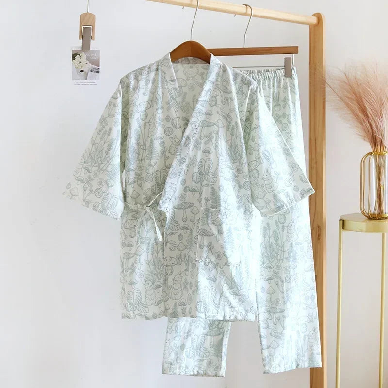 Pyjama Femme en Coton Imprimé - Confort et Style