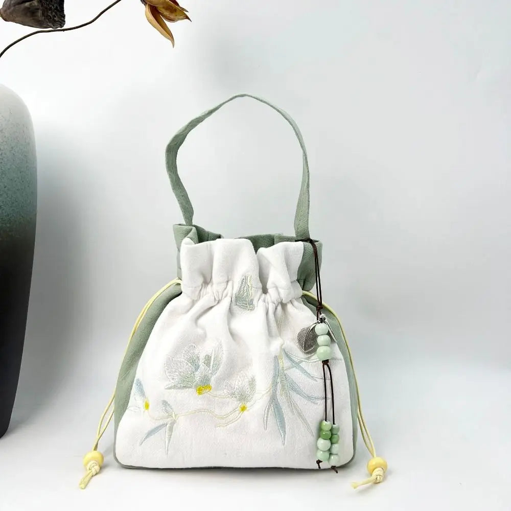 Sac à Main Bourse en Satin Fleuri - Chic et Polyvalent