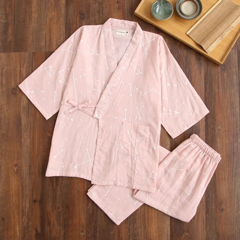 Pyjama Femme en Coton 100% - Confort d'été