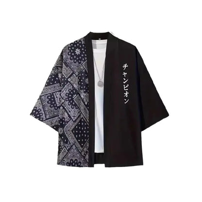 Kimono Court Homme Style Japonais Léger