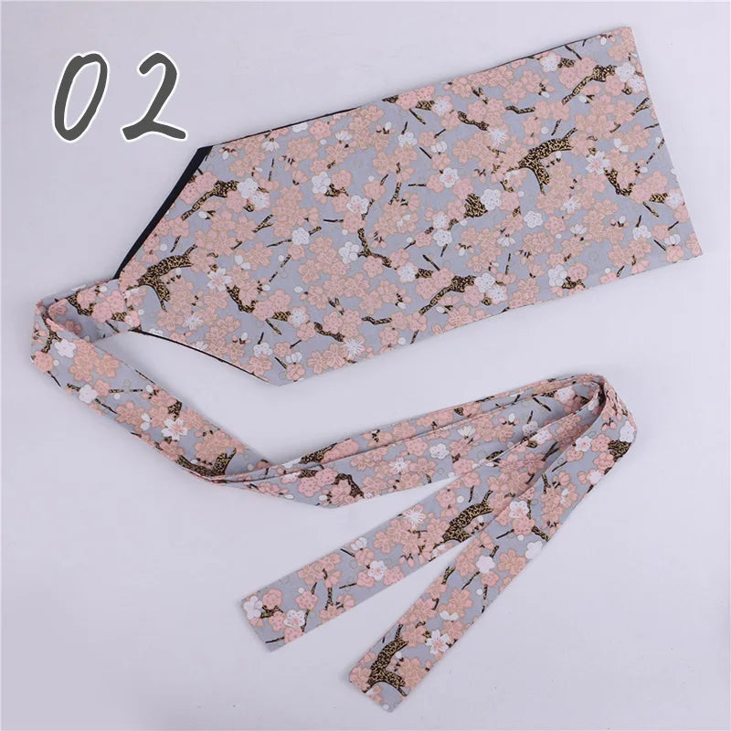 Ceinture Kimono Femme Imprimée - Largeur 10cm ou 15cm