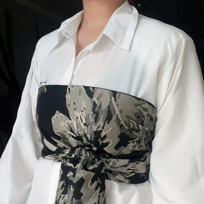 Ceinture Kimono Fleurie pour Femme - Style Mode & Confort