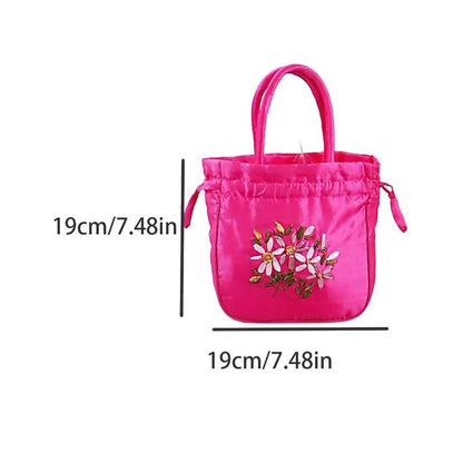 Sac à Main "Bourse Traditionnelle" Femme - Brodé Floral