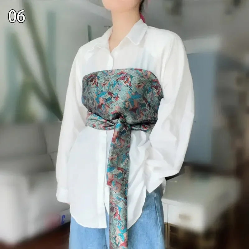 Ceinture Kimono Fleurie pour Femme - Style Mode & Confort