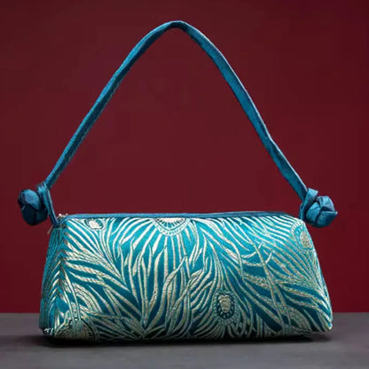 Sac à Main "Sunny Beach" en Soie, Style Floral et Polyvalent