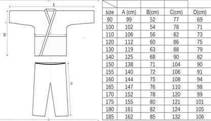 Kimono Judo & Jiu Jitsu - Uniforme Arts Martiaux Unisexe en Coton