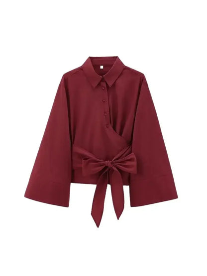 Kimono Chemise Femme Longue Manches, Style Casual Chic