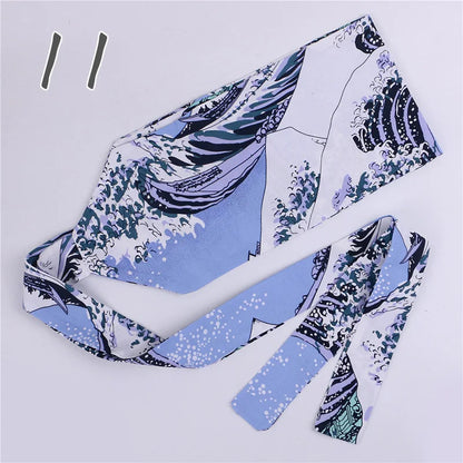 Ceinture Kimono Femme Imprimée - Largeur 10cm ou 15cm