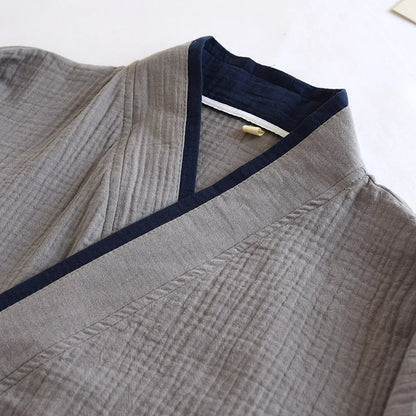 Pyjama Homme 2 pièces en Coton Gaze Léger - Confort & Style