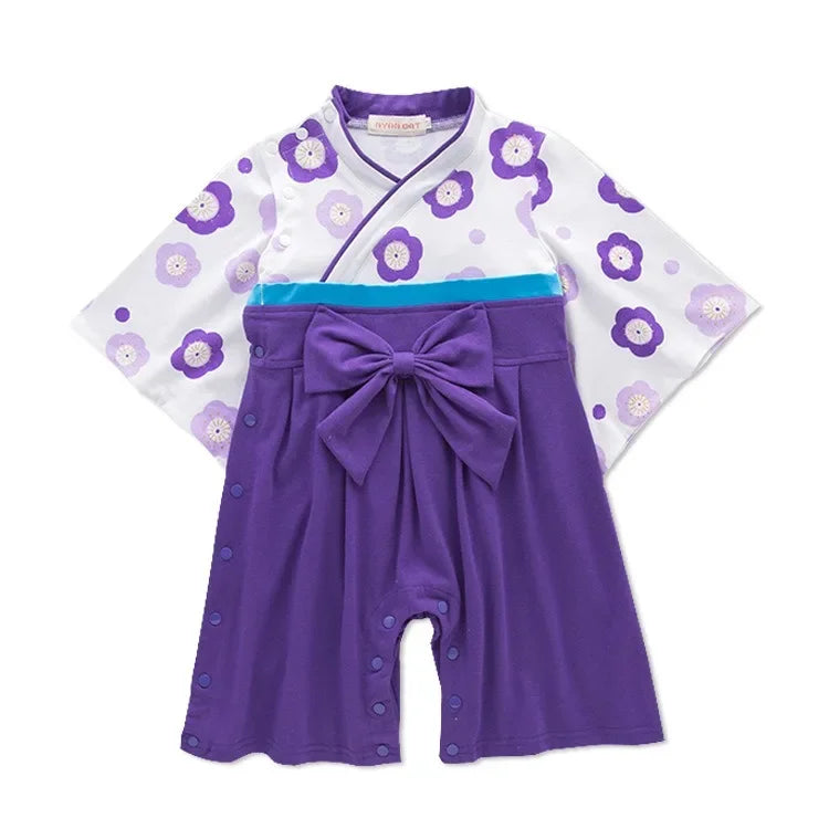 Ensemble Kimono et Pantalon Bébé Mixte Style Japonais Doux