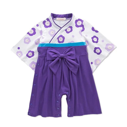Ensemble Kimono et Pantalon Bébé Mixte Style Japonais Doux