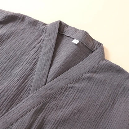 Kimono Robe de Chambre Femme en Coton