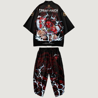 Ensemble Kimono Homme Léger Imprimé Traditionnel