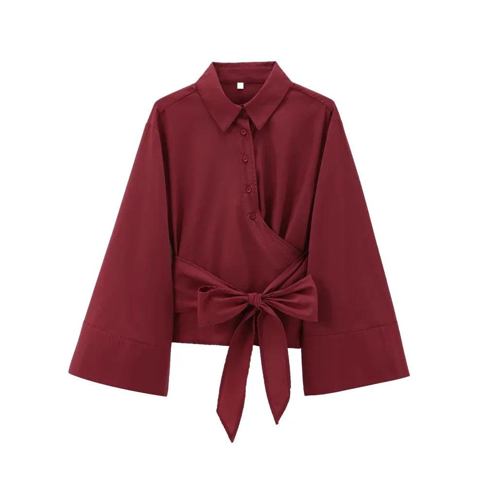 Kimono Chemise Femme Longue Manches, Style Casual Chic