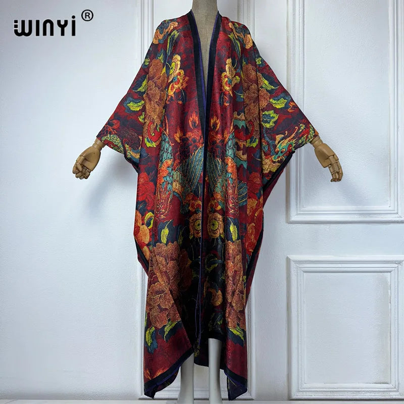 Kimono Long Bohème Imprimé