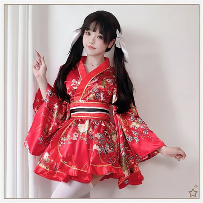 Kimono Fleuri Femme Style Japonais