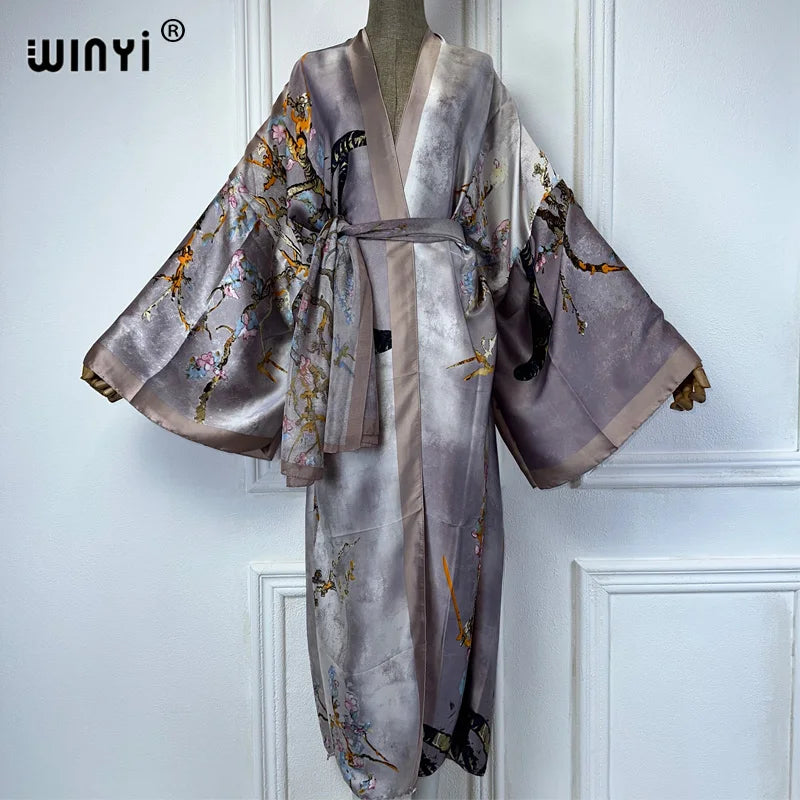 Kimono Long Bohème Imprimé Femme - Plusieurs Couleurs