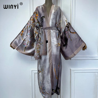 Kimono Long Bohème Imprimé Femme - Plusieurs Couleurs