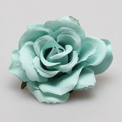 Pince à Cheveux Fleur Rose Satinée pour Femme