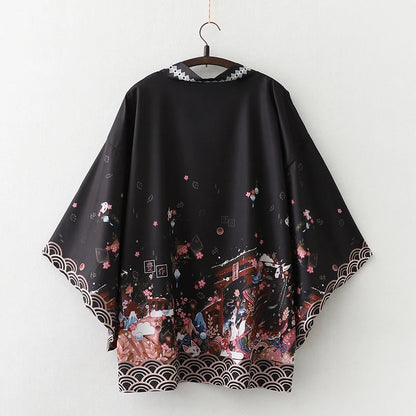 Kimono Court Léger Style Japonais