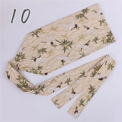 Ceinture Kimono Femme Imprimée - Largeur 10cm ou 15cm