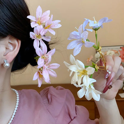 Pince à Cheveux Décorative Fleur