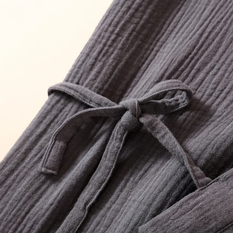 Kimono Robe de Chambre Femme en Coton