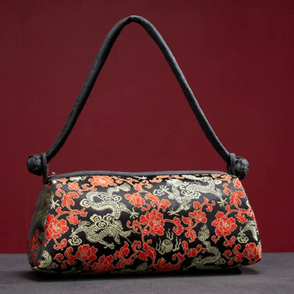 Sac à Main "Sunny Beach" en Soie, Style Floral et Polyvalent