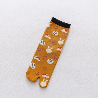Chaussettes Femme Coton Motif Cartoon - Mi-Mollet