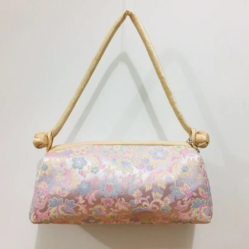 Sac à main femme style chinois en satin