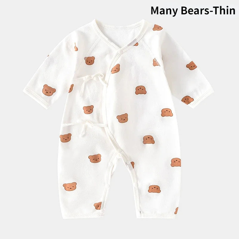 Pyjama Bébé Unisexe en Coton Motif Animal - Doux et Confortable