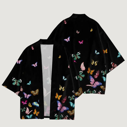 Kimono Court Style Sakura Papillon - Adultes et Enfants