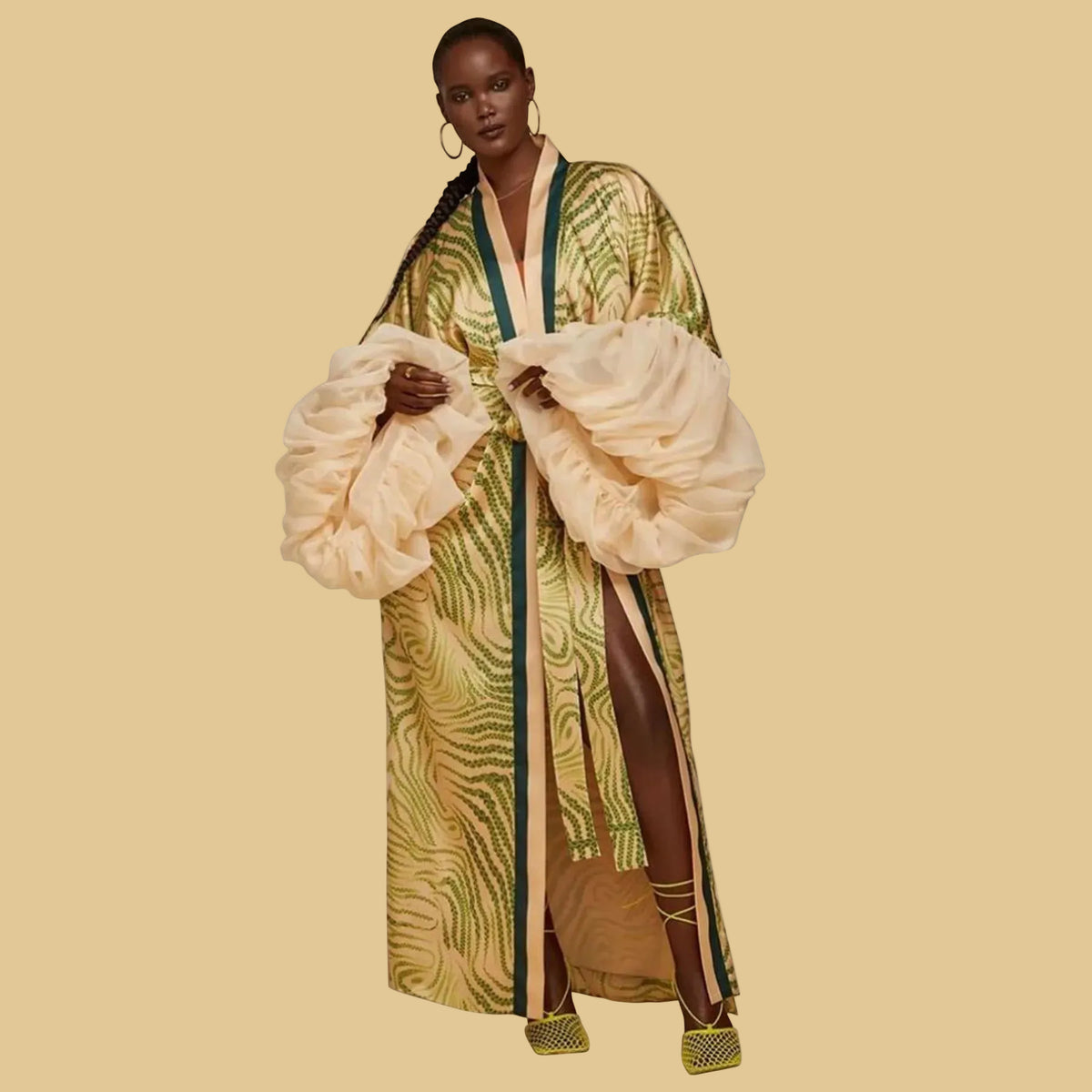 Kimono Long Femme Style Africain