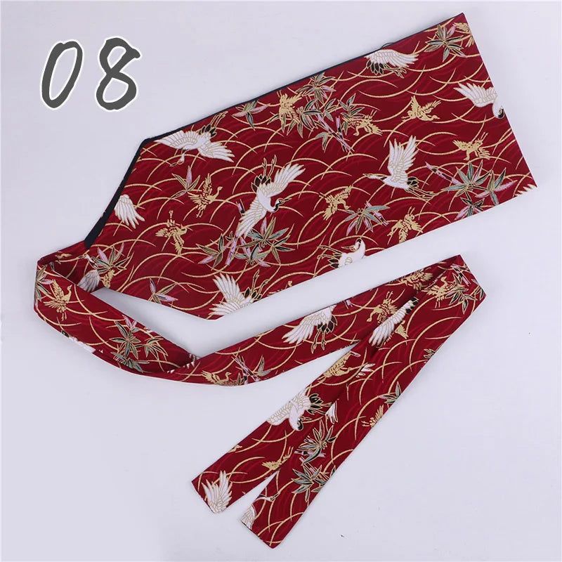 Ceinture Kimono Femme Imprimée - Largeur 10cm ou 15cm