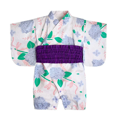 Kimono Bébé Coton Uni Style Japonais & Coréen - Uni Sexe 0-1 An