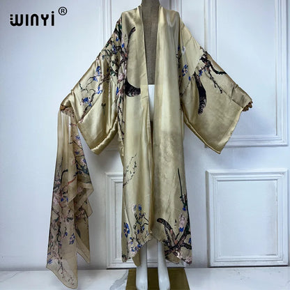 Kimono Long Bohème Imprimé Femme - Plusieurs Couleurs