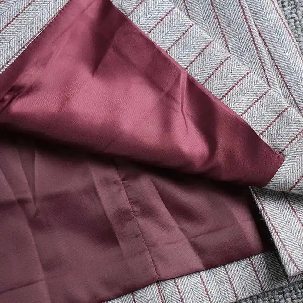 Blazer Femme Rayé Style "Office Lady"