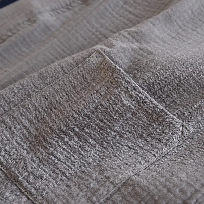 Pyjama Homme 2 pièces en Coton Gaze Léger - Confort & Style