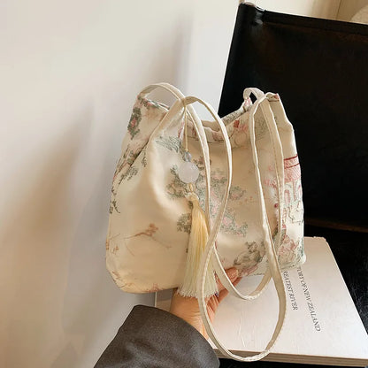 Sac Bandoulière Femme en Soie - Style Mode