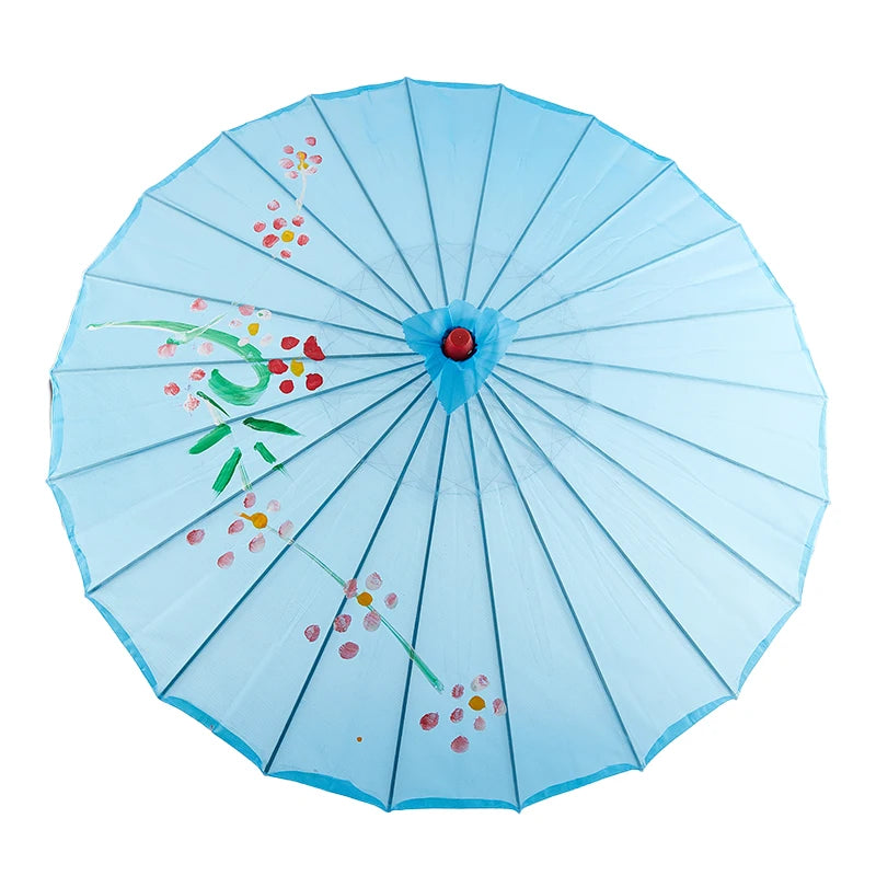 Ombrelle Pliante en Soie Style Japonais
