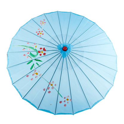 Ombrelle Pliante en Soie Style Japonais