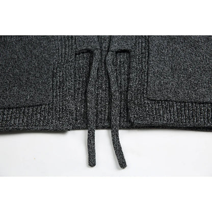 Cardigan Homme V-Neck Ceinturé Casual Automne/Hiver