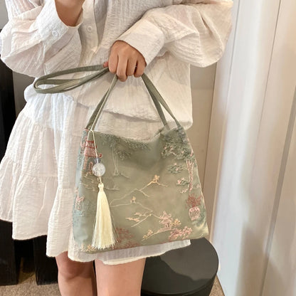 Sac Bandoulière Femme en Soie - Style Mode