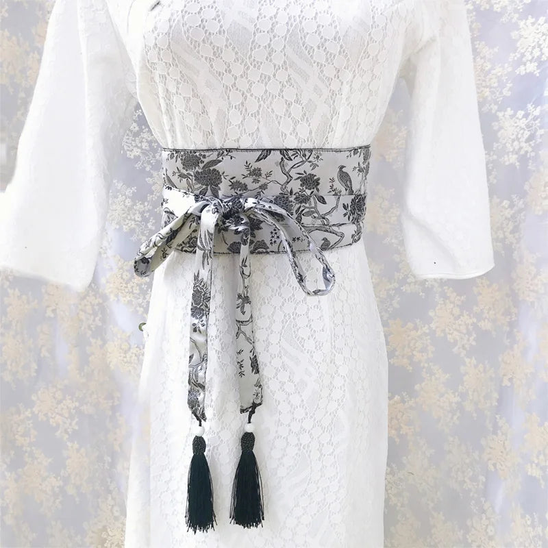 Ceinture Kimono Femme Traditionnelle - Largeur 10cm ou 15cm