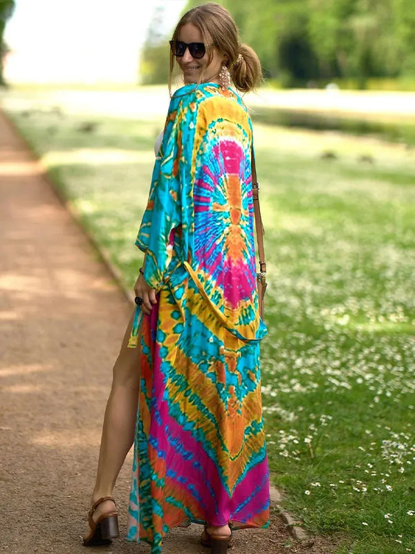 Kimono Long Bohème Imprimé