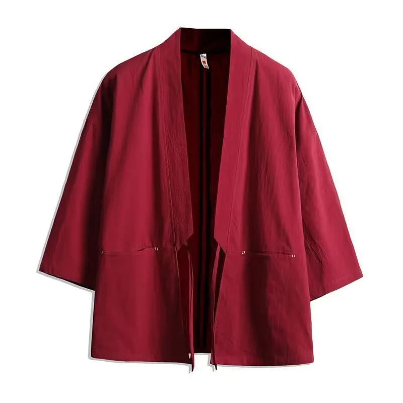 Veste Kimono Cardigan Homme - Style Japonais Léger