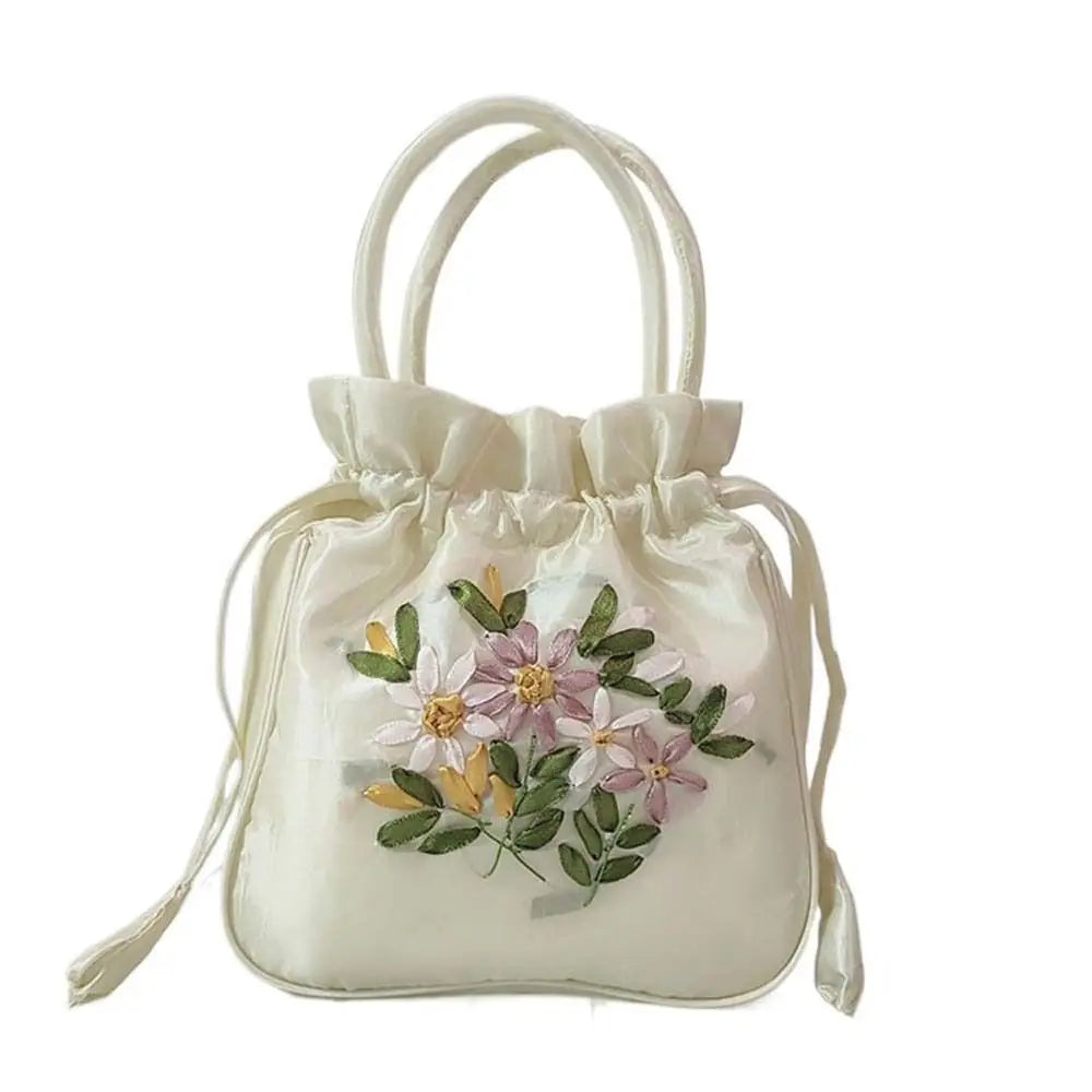 Sac à Main "Bourse Traditionnelle" Femme - Brodé Floral