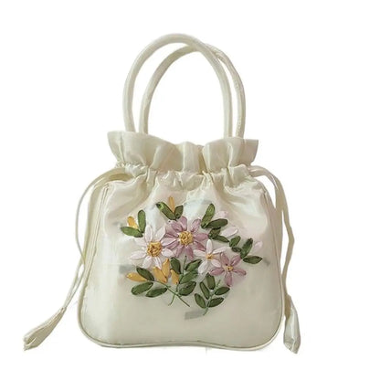 Sac à Main "Bourse Traditionnelle" Femme - Brodé Floral