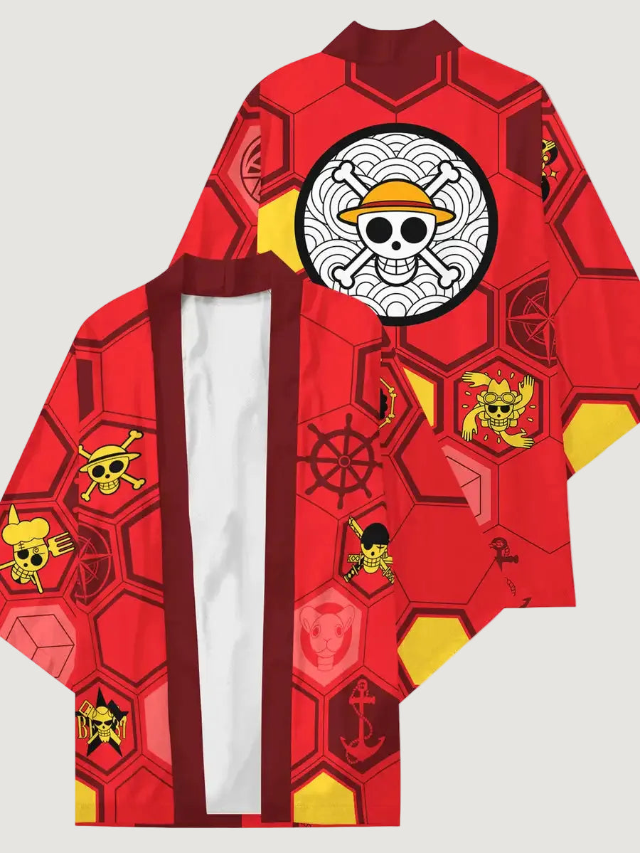 Kimono Court Léger Style Japonais Mixte