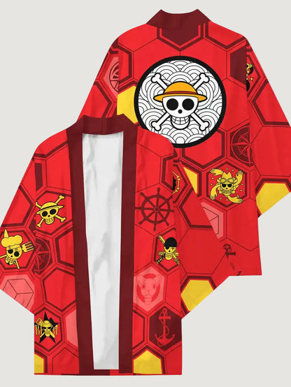 Kimono Court Léger Style Japonais Mixte